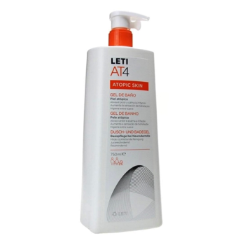 Leti AT-4 Atopic Skin Gel de Baño para Sequedad Extrema.- 750 ml