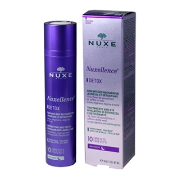 Nuxe Nuxellence 50 ml, Crema de Nuxe Anti-edad Detox Noche de Nuxe