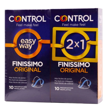 Preservativos Control Finissimo Original caja 10Un 2 x1.