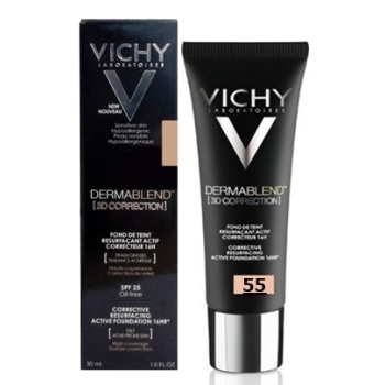 Vichy Dermablend Fondo Maquillaje Bronce nº55, 30 ml.