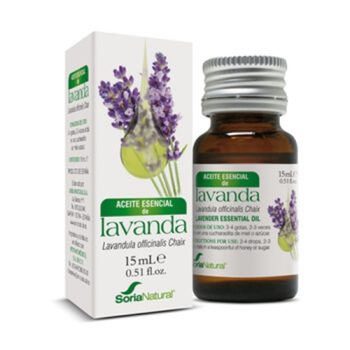 Soria Natural Aceite Esencial de Lavanda, 15 ml.