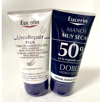 Eucerin Repair Crema Manos 75 ml.- DUPLO.