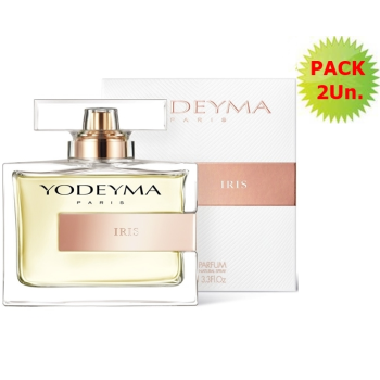 Yodeyma Iris Perfume Autentico Yodeyma Mujer Spray 100 ml.Pack 2Un.