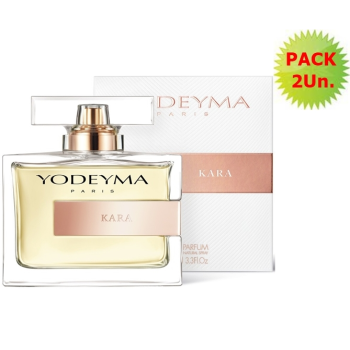 Yodeyma Kara Perfume Original de Yodeyma para Mujer.- Spray 100 ml. Pack 2Un.