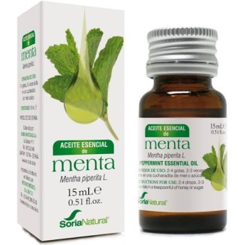 Soria Natural Aceite Esencial de Menta.- 15ml.